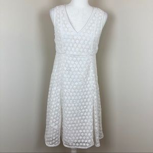 A Pea in the Pod White Crochet Maternity Dress NWT